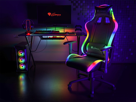 GENESIS gaming stol TRIT 500 RGB, ergonomski, RGB LED osvetlitev, - Image 4