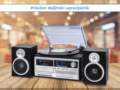 TREVI TT-1072, Glasbeni sistem, FM Radio DAB/DAB+, Gramofon, Kasetofon, - Image 6