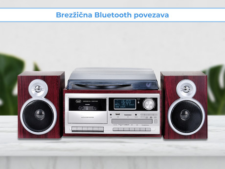 TREVI TT-1072, Glasbeni sistem, FM Radio DAB/DAB+, Gramofon, Kasetofon, - Image 3