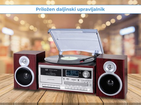 TREVI TT-1072, Glasbeni sistem, FM Radio DAB/DAB+, Gramofon, Kasetofon, - Image 6