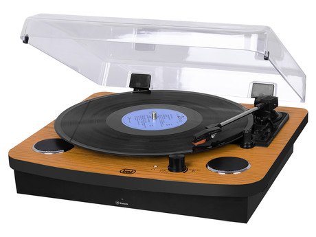 TREVI TT 1022 BT Prenosni gramofon s tehnologijo Bluetooth, STEREO zvočnika, - Image 4