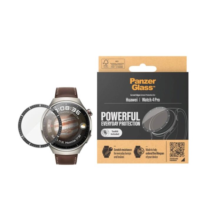 PANZERGLASS HUAWEI WATCH 4 PRO BLACK - Image 3