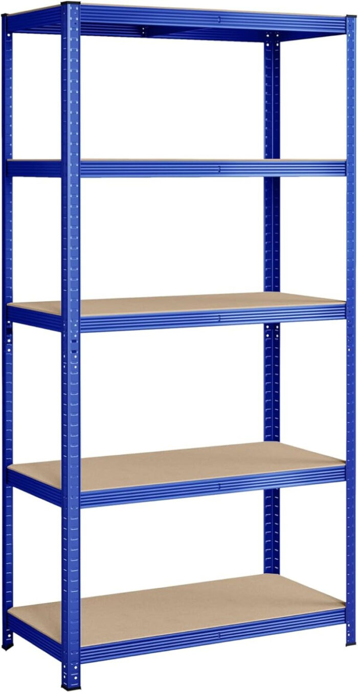 SONGMICS Regal 200 x 100 x 50 cm rjavo-moder,GLR050Q01