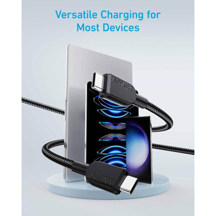 Anker 310 USB-C na USB-C kabel 240 W, 1,8m, črn - Image 3