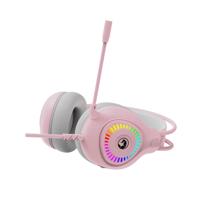 MARVO H8325 PK ŽIČNE SLUŠALKE RGB ROZA BARVE - Image 3