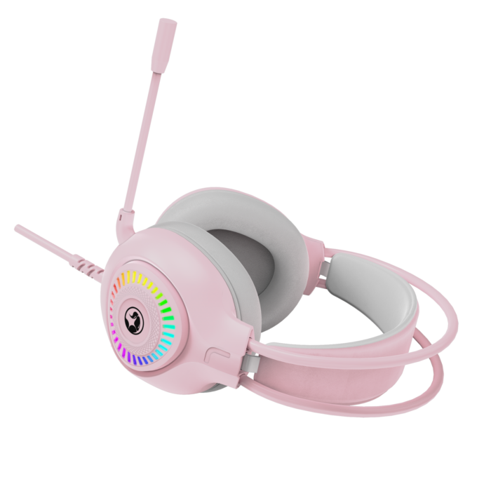MARVO H8325 PK ŽIČNE SLUŠALKE RGB ROZA BARVE - Image 4