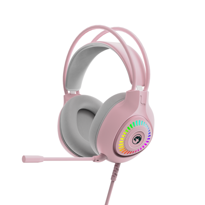 MARVO H8325 PK ŽIČNE SLUŠALKE RGB ROZA BARVE - Image 6