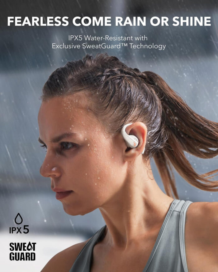 Anker Soundcore AeroFit Pro brezžične slušalke, bele - Image 6