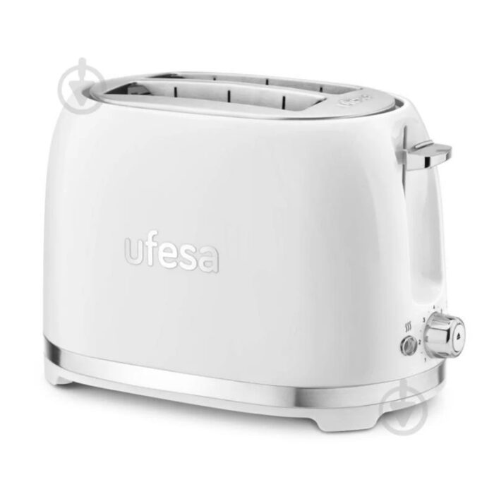 Ufesa Classic PinUp bel opekač kruha z dvema režama 850W - Image 3