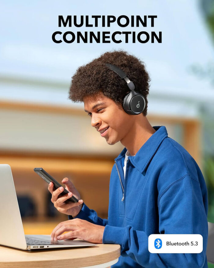 Anker Soundcore H30i naglavne Bluetooth slušalke, črne - Image 6