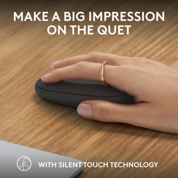 Logitech Miška Pebble 2 M350S Wireless, grafitna - Image 4