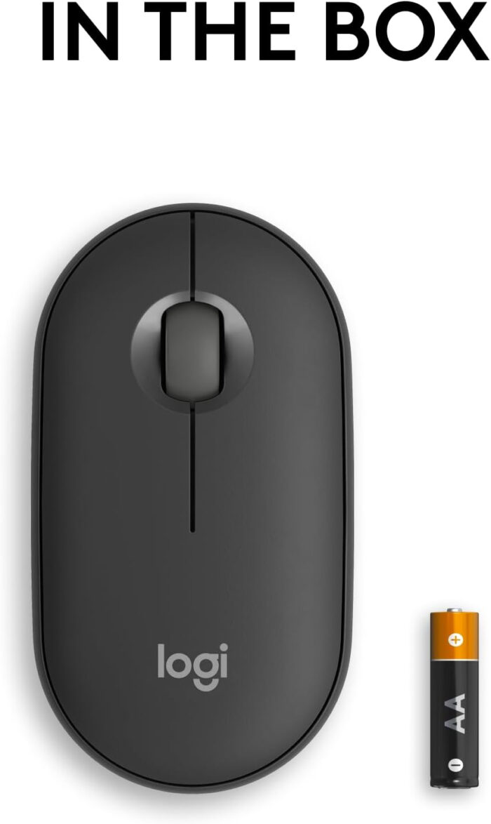 Logitech Miška Pebble 2 M350S Wireless, grafitna