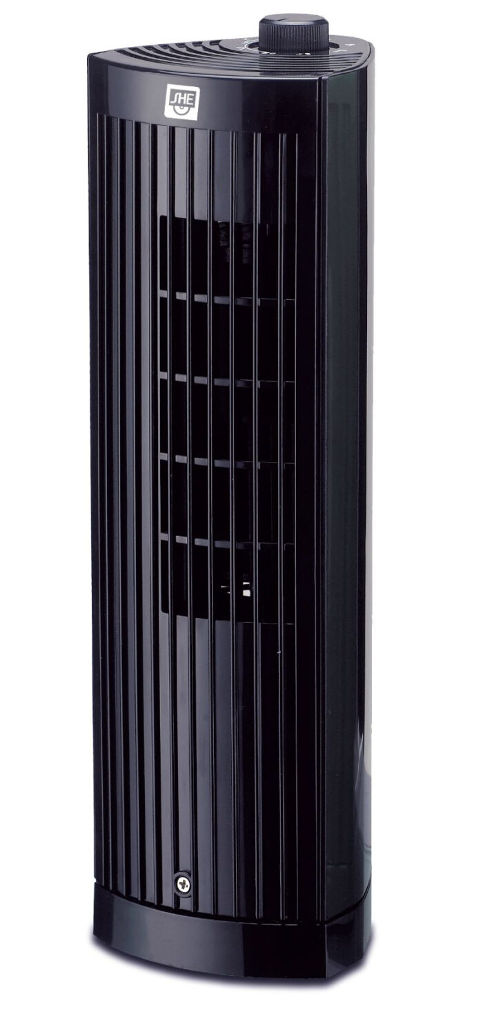 SHE Ventilator mini stolp 30cm črn - Image 3