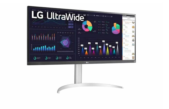 Monitor LG 34WQ650-W, 34", IPS, 21:9, 2560x1080, HDMI, DP, USB-C, zvočnik - Image 3