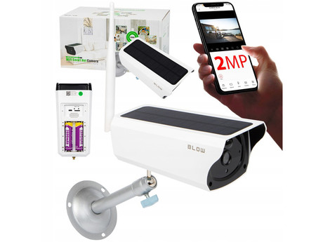 BLOW H-492 IP kamera, WiFi, Super HD 2MP, baterija, solarni panel, IR nočno - Image 5
