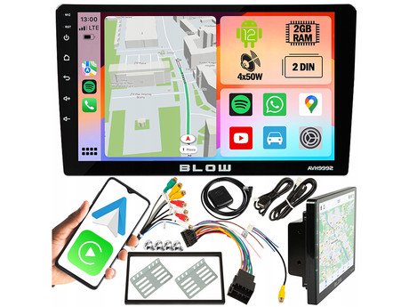 BLOW AVH9992 avto radio, 2DIN, Android 12, 9" zaslon, RDS / FM Radio, - Image 6