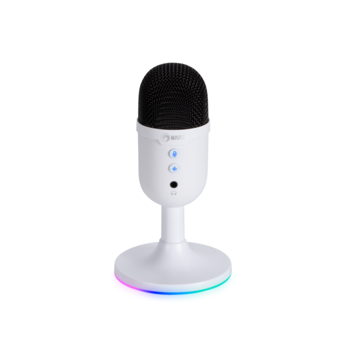 MARVO MIC-06 WH ŽIČNI MIKROFON RGB BELE - Image 5