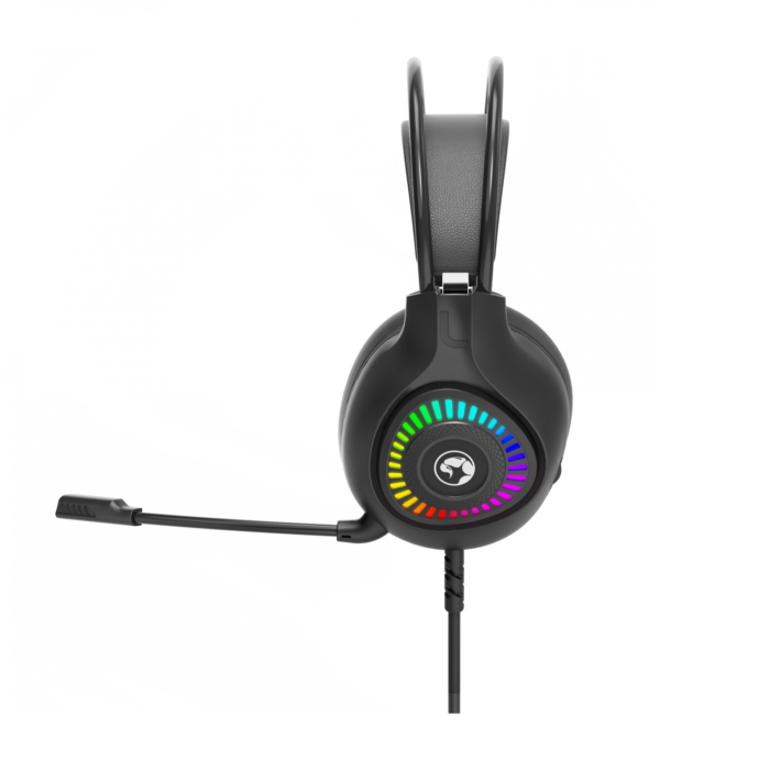 MARVO H8325 ŽIČNE SLUŠALKE ČRNE BARVE - Image 4