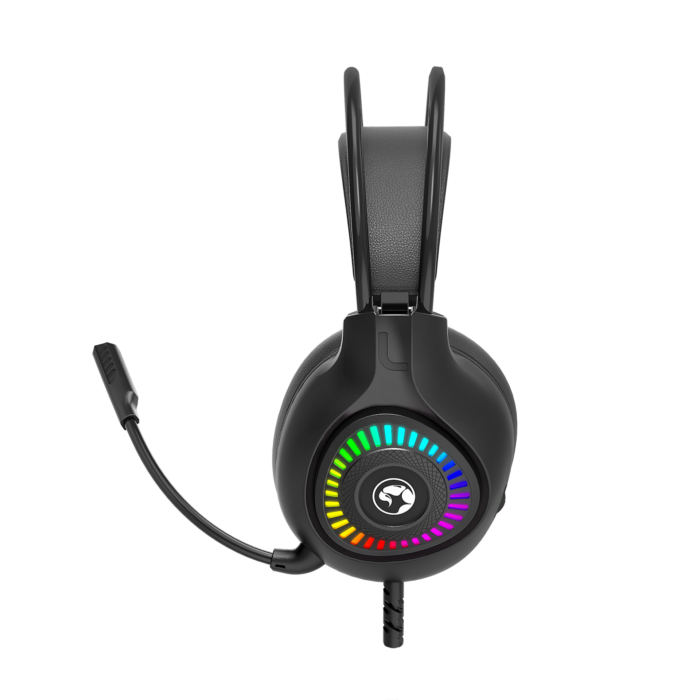 MARVO H8325 ŽIČNE SLUŠALKE ČRNE BARVE - Image 5