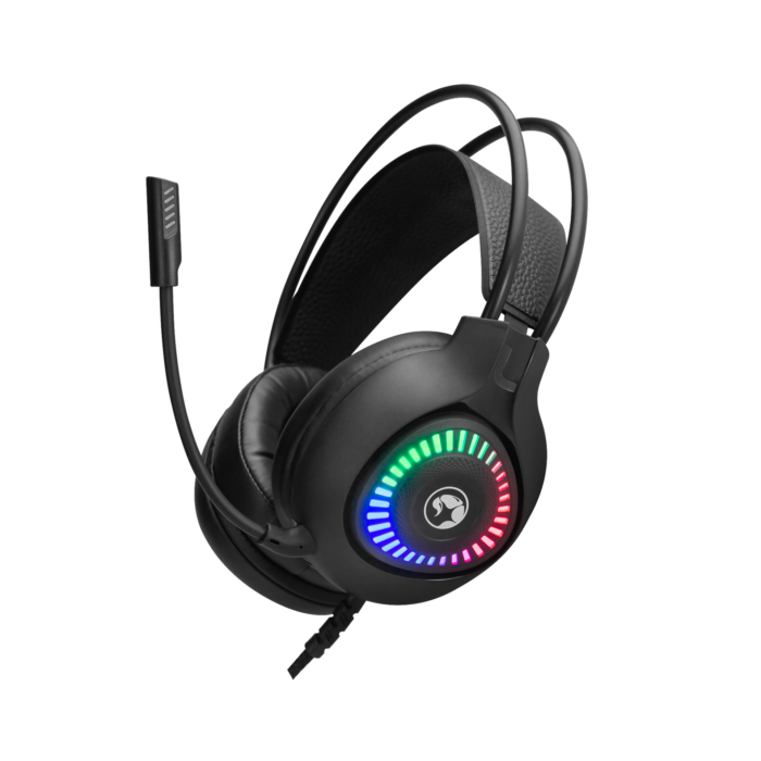 MARVO H8325 ŽIČNE SLUŠALKE ČRNE BARVE - Image 6