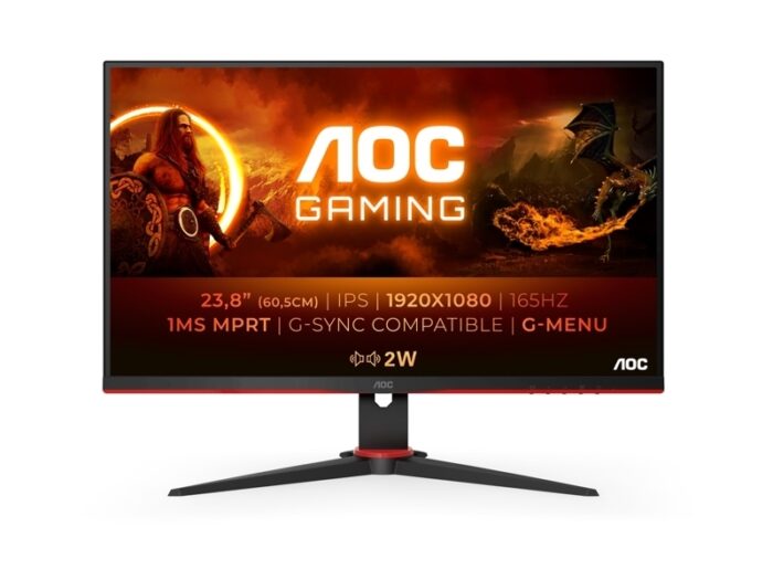 LED monitor AOC 24G2SPU/BK (23,8" FHD, 165Hz) Gaming