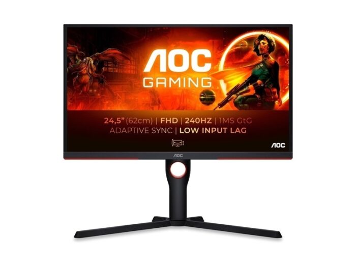 LED monitor AOC 25G3ZM/BK (24.5" FHD VA 240Hz 3FL) Gaming