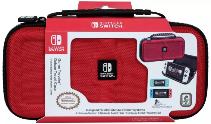 BIGBEN NINTENDO SWITCH DELUXE TRAVEL CASE RED TORBICA - Image 5