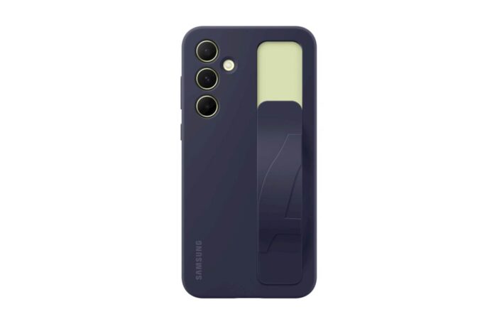 SAMSUNG GALAXY A55 STANDING GRIP CASE BLUE BLACK