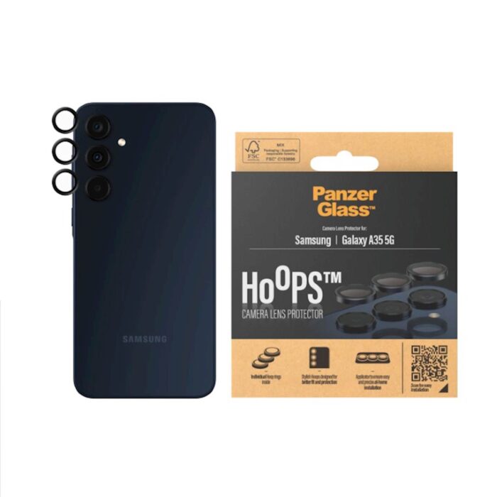 PANZERGLASS ZA KAMERO RINGS GALAXY A35 BLACK - Image 3