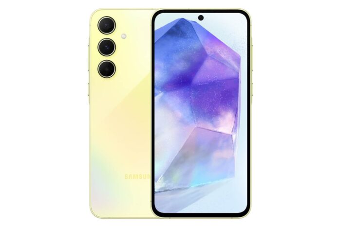 SAMSUNG GALAXY A55 5G 128GB izjemna limonsko rumena - Image 3