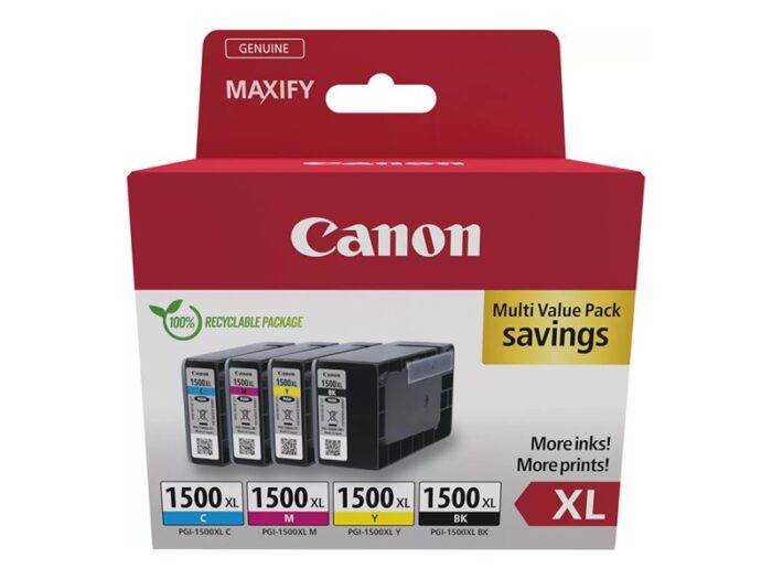 CANON PGI-1500XL Ink Cartridge BK/C/M/Y - Image 5