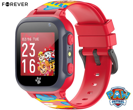 FOREVER KW-60 Paw Patrol otroška pametna ura, 1.44" zaslon, LBS, klicanje,