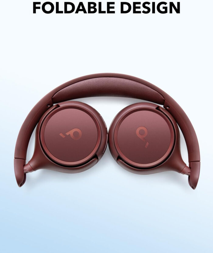 Anker Soundcore H30i naglavne Bluetooth slušalke, rdeče - Image 6