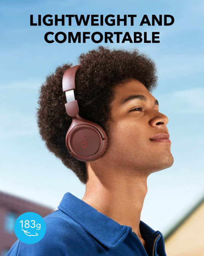 Anker Soundcore H30i naglavne Bluetooth slušalke, rdeče - Image 3