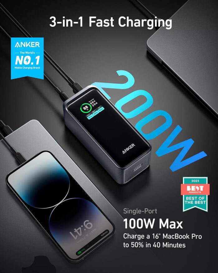 Anker Prime Powerbank 20000mAh 200W - Image 4