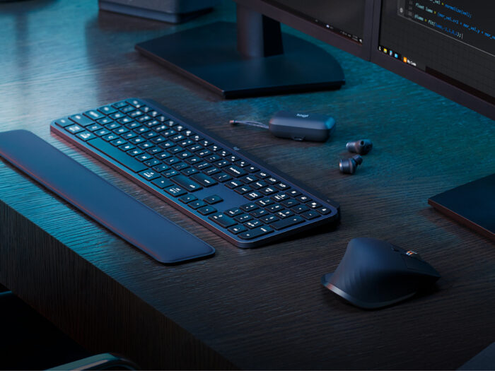 Tipkovnica Logitech brezžična desktop MX Keys S Plus SLO gravura