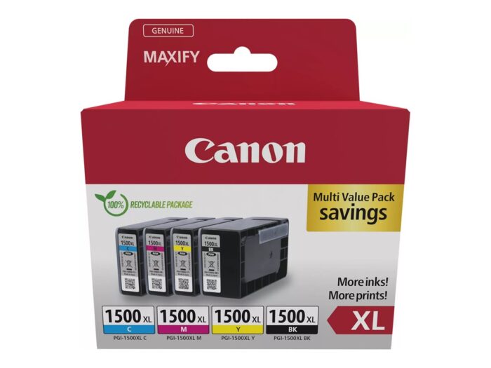 CANON PGI-1500XL Ink Cartridge BK/C/M/Y - Image 4
