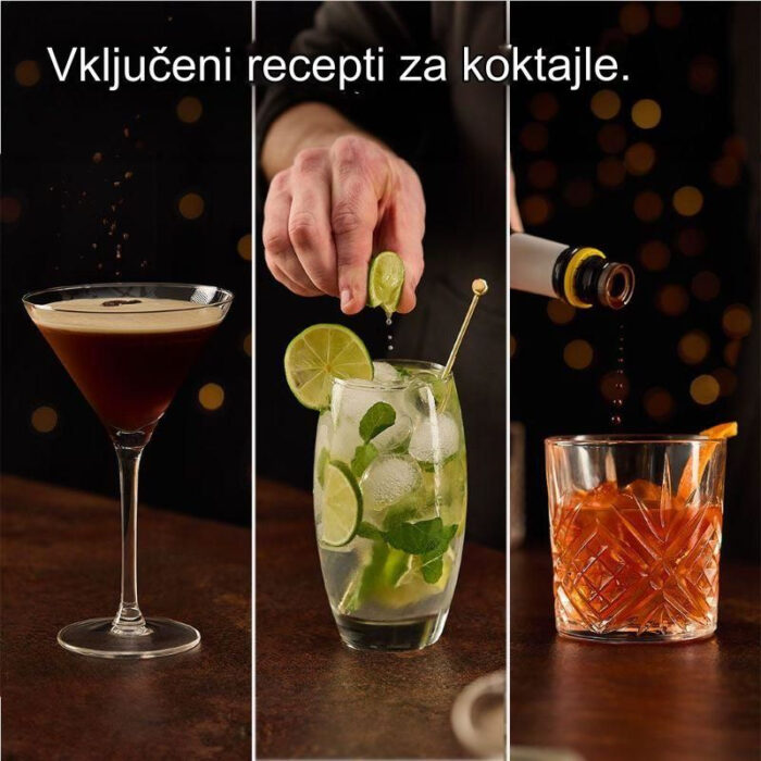 VonShef 6 delni bakreni set za koktajle - Image 4