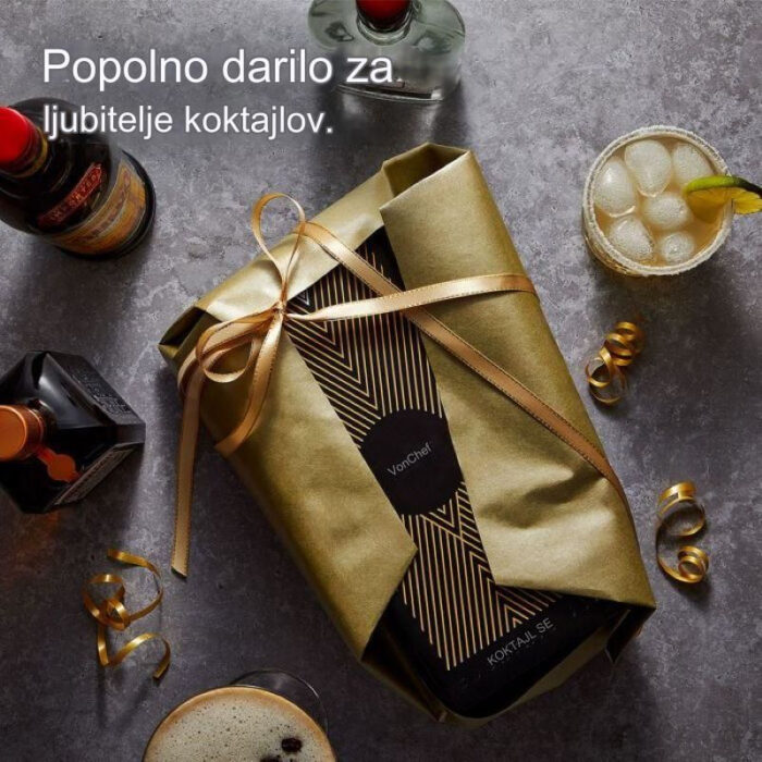 VonShef 6 delni zlati set za koktajle - Image 4