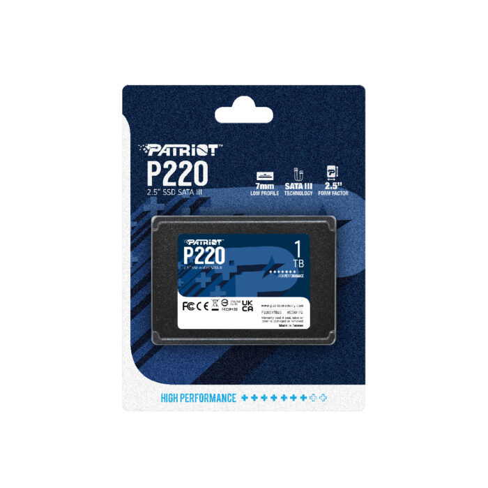 Patriot P220 1TB SSD SATA 3 2.5" - Image 6
