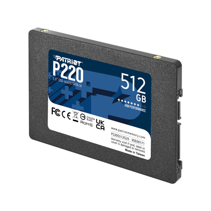 Patriot P220 512GB SSD SATA 3 2.5" - Image 3