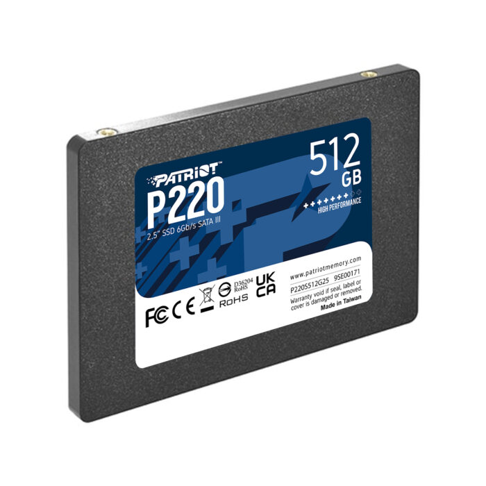 Patriot P220 512GB SSD SATA 3 2.5" - Image 4