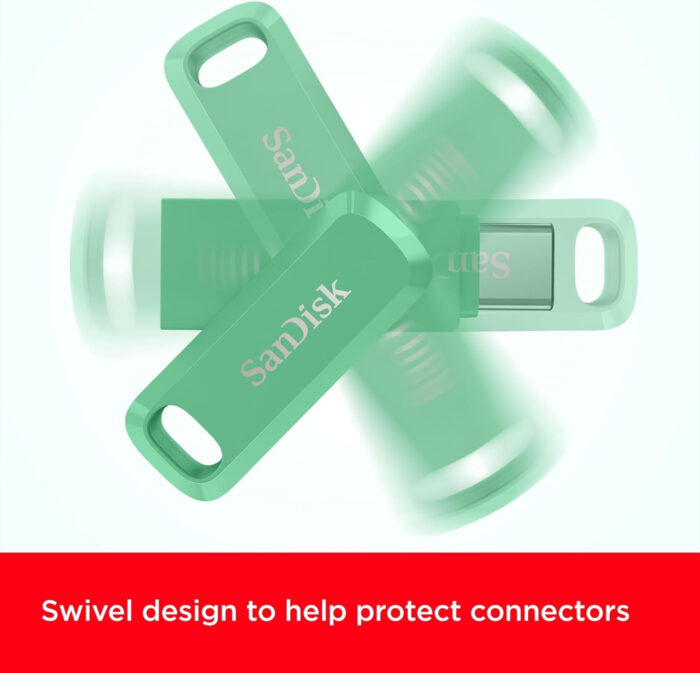 SanDisk USB 64GB Ultra Dual Drive Go USB Type-C 150MB/s zelen - Image 6