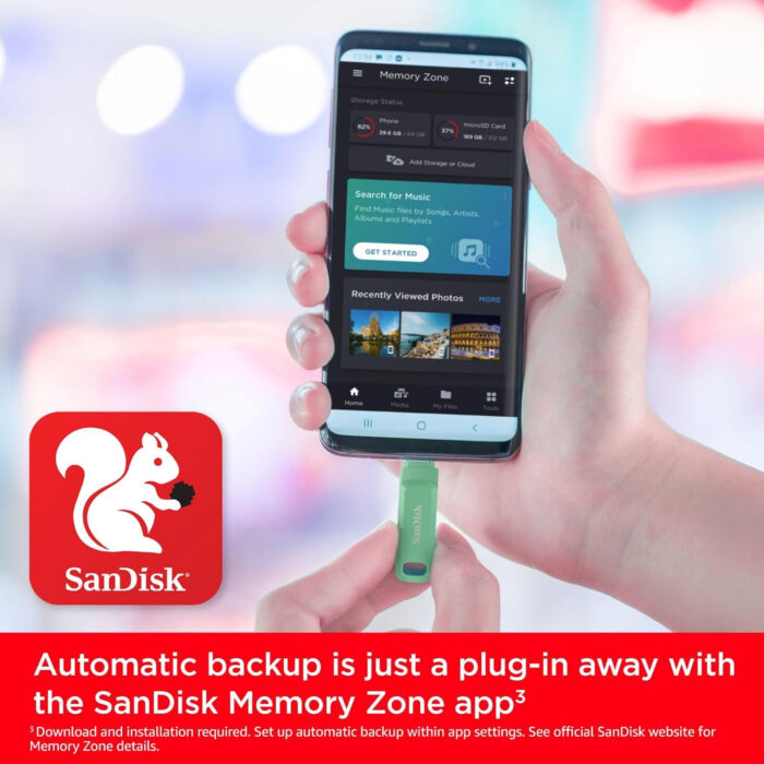 SanDisk USB 128GB Ultra Dual Drive Go USB Type-C 400MB/s-zelen - Image 6