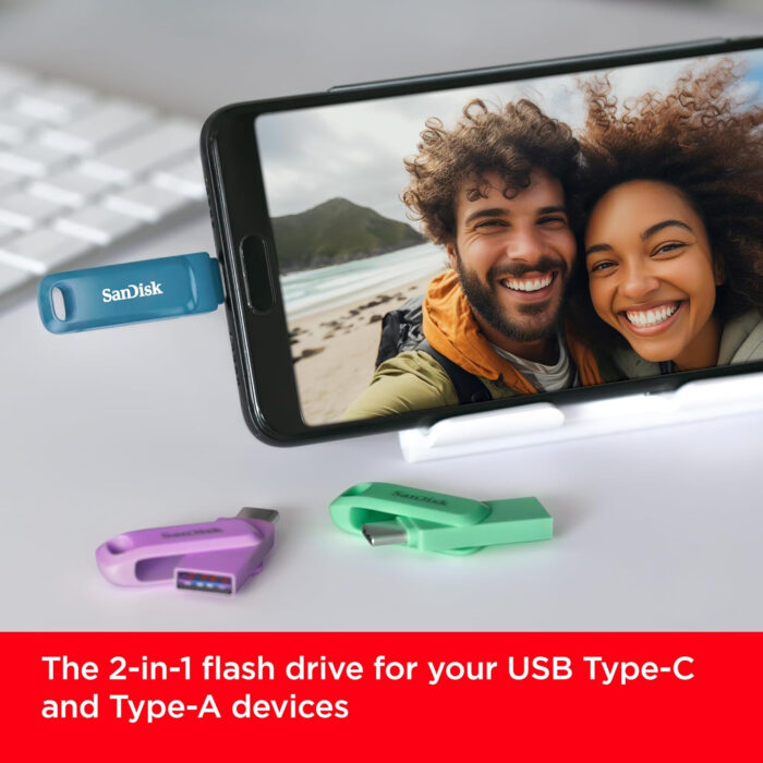 SanDisk USB 256GB Ultra Dual Drive Go USB Type-C 400MB/s moder - Image 4