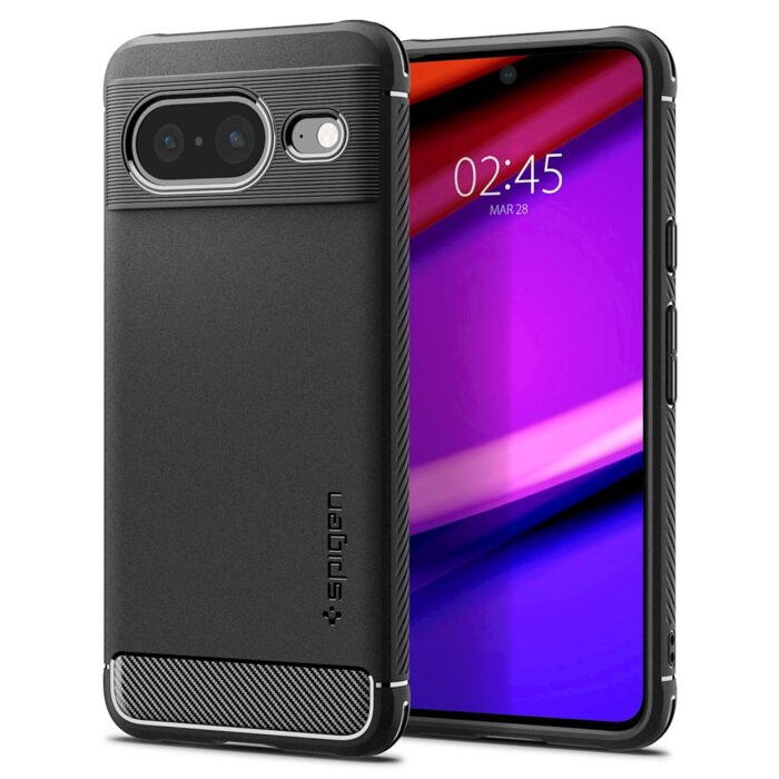 SPIGEN GOOGLE PIXEL 8 RUGGED ARMOR MATTE BLACK