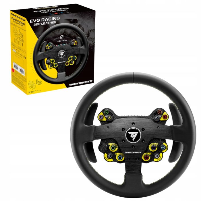 THRUSTMASTER EVO RACING 32R LEATHER WHEEL ADD ON - Image 3