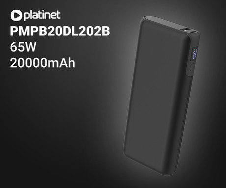 Platinet PMPB20DL202B powerbank polnilna baterija, 65W, 20.000mAh, Quick Charge - Image 6