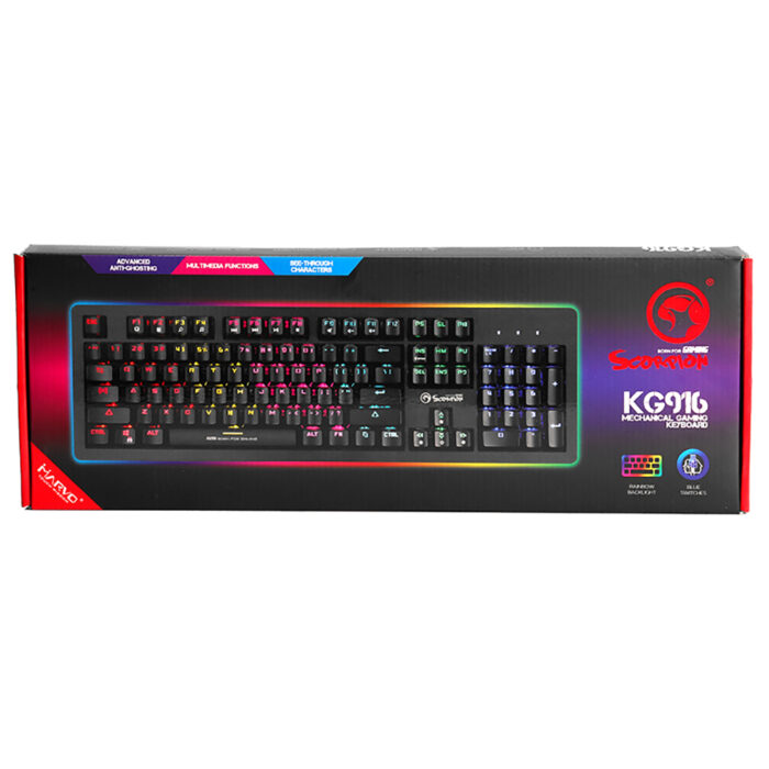 MARVO KG916  ŽIČNA GAMING MEHANSKA TIPKOVNICA - Image 3