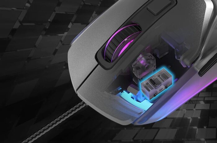 MARVO FIT LITE G1 GAMING MIŠKA SIVE BARVE - Image 3